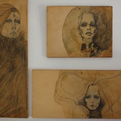 3 RETRO DRAWINGS