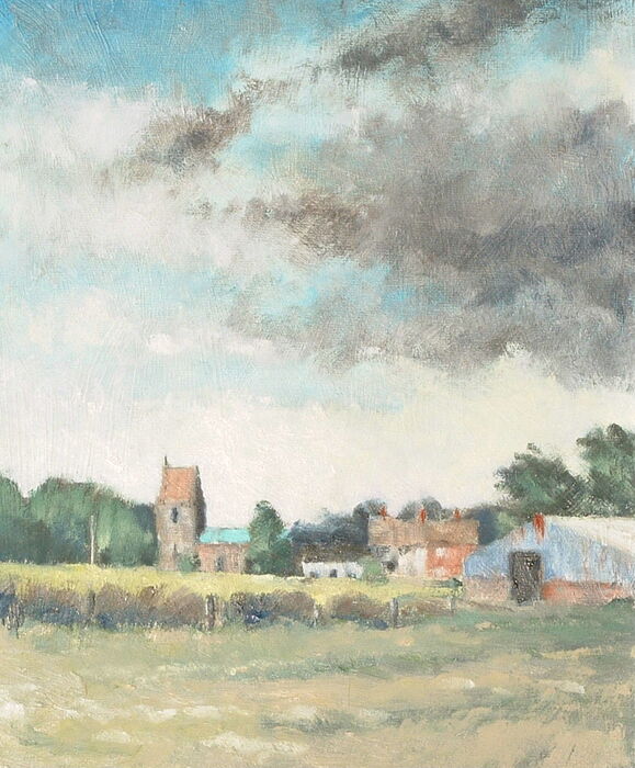 St Lukes from Potcote Fields