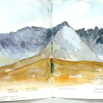 Cuillins from Glen Brittle