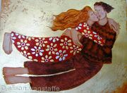 Heavens embroidered Cloths and other large framed prints