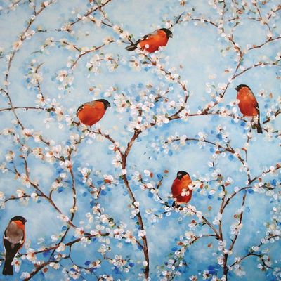 Five Bullfinches