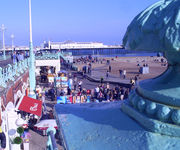 view of Artist quarter from upper promenade.