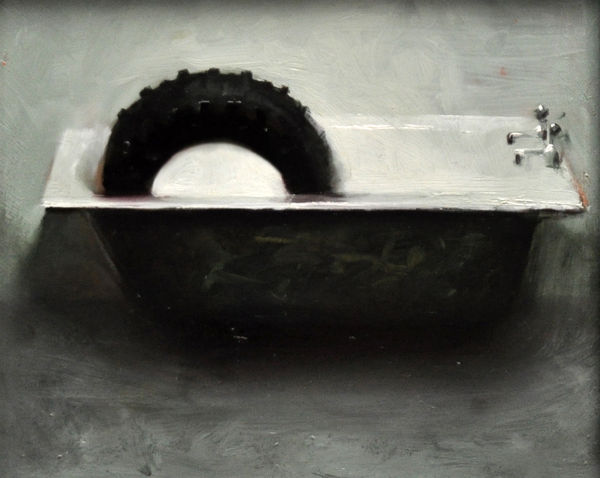 'tire in tub'