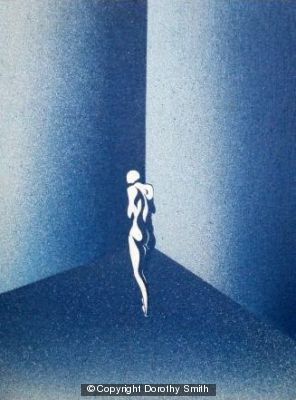 Blue figure