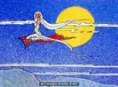 Girl on a Flying Carpet