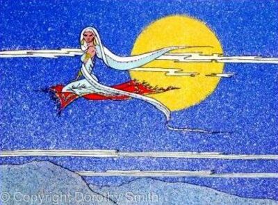 Girl on a Flying Carpet