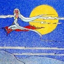 Girl on a Flying Carpet