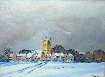 Morton Church in Snow