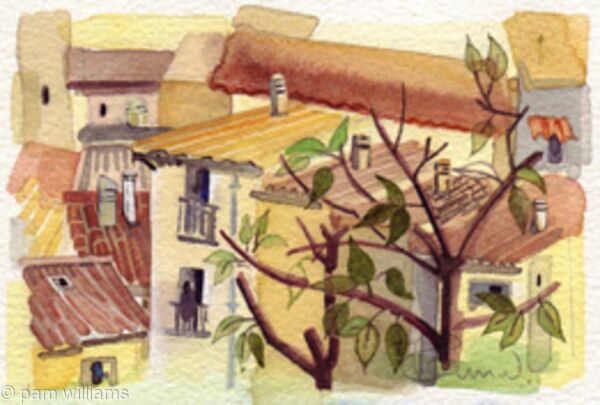 12. Pacentro trees
