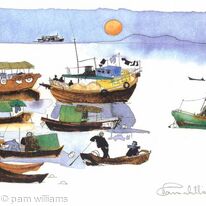 HK1 - Lamma Harbour at Sunset