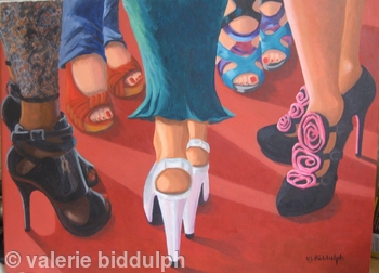 In their high heels