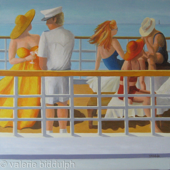 Enjoying a cruise