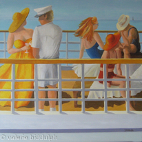 Enjoying a cruise