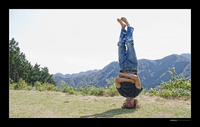御岳 headstand