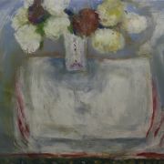 Hydrangeas, Joan's vase & rug