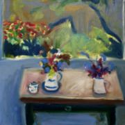 Studio table at window