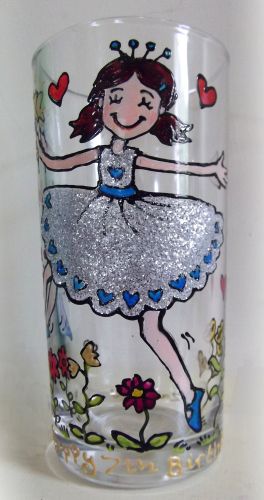 Abigail's Birthday Glass