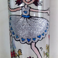 Abigail's Birthday Glass