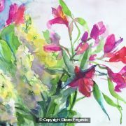 Lilies and scented stocks