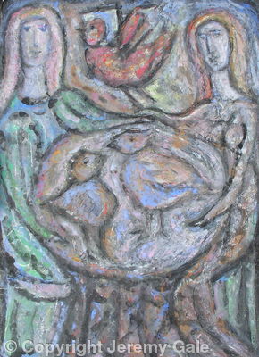 Two Figures at a Table