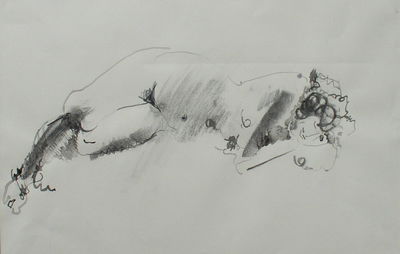 Reclining Nude Smiling