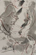 Sensuous Figure Kneeling