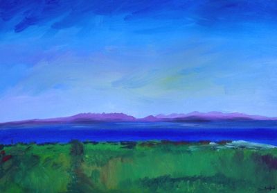 The Purple Hills of Connemara: View from Pettys Hill, Doolin