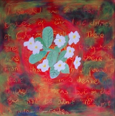 Doolin Flower Painting No. 4 - I Will Find the Lost Dolmen