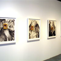 Exposing Scarlet: A Visual Response to The Scarlet Letter, Mills Gallery, Boston Center for the Arts, Boston, MA (Exhibition View)
