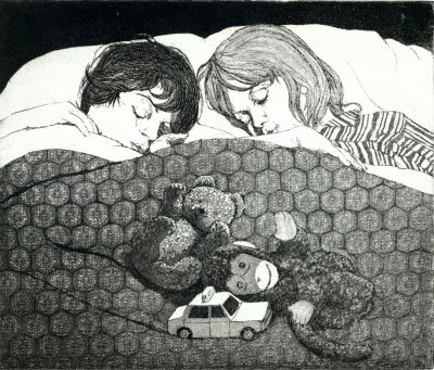 Ben and John asleep