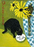 Black cat greetings