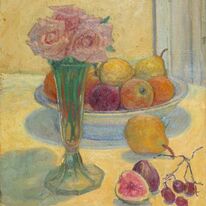 Roses and fruit