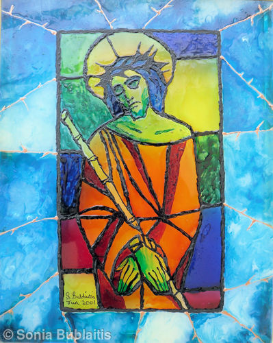 Jesus Christ with thorns
