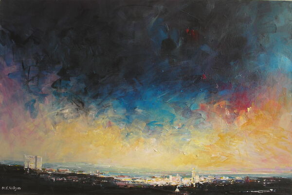 Evening Sky (Last Sunlight Over Sheffield)