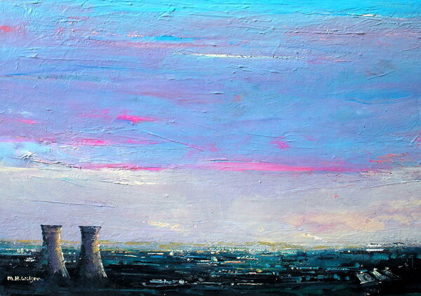Evening Sky, Tinsley Towers