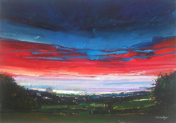 Alpaca View, Sunset From Ringinglow