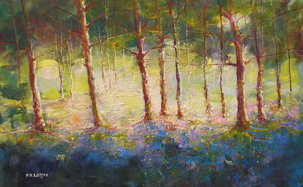 Bluebells and Morning Light 1