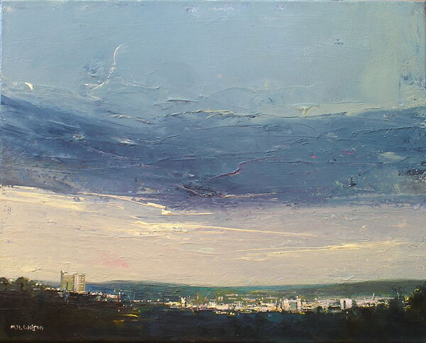 Evening Grey Sky, Storm Light