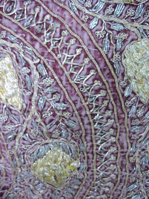 C7622 - (Detail) Metal Embroidery Panel
