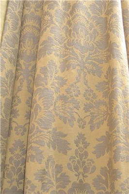c3832 gold and brown damask