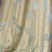 c3845 green and gold classical silk damask