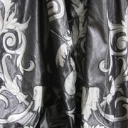 c2888 silver painted damask on taffeta