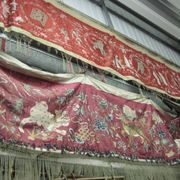 C2433  C2451 Red Silk Chinese Banners