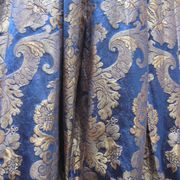 c9381-blue-and-gold-metalic-thread-damask