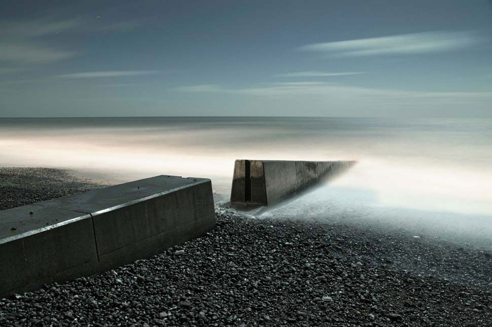 Broken groyne