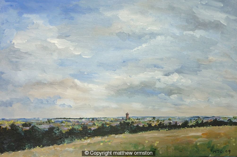 Bedworth,view from old pit bank