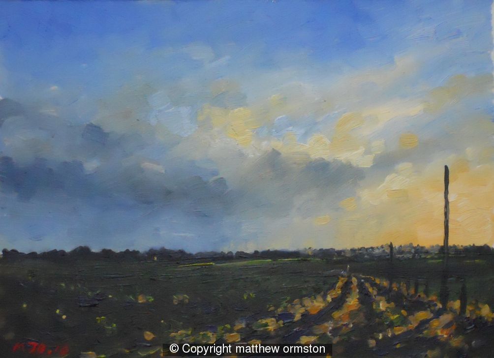 The lane dusk