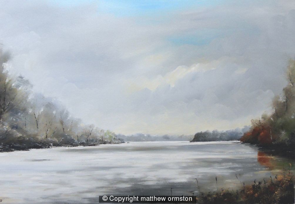 Frozen Lake Coombe Abbey