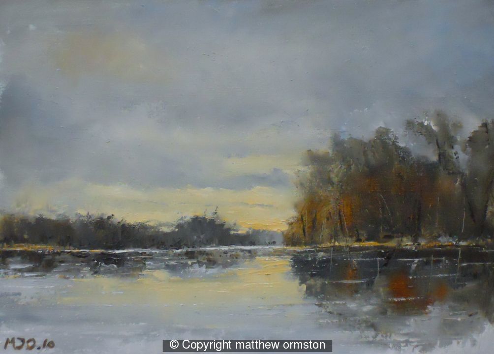 Coombe Lake pochade