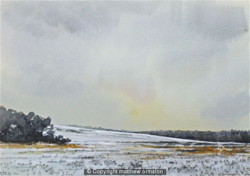 Snow on the Old Pit Bank.